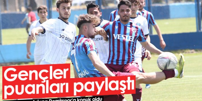 Trabzonspor'un gençleri A. Demirspor ile berabere kaldı