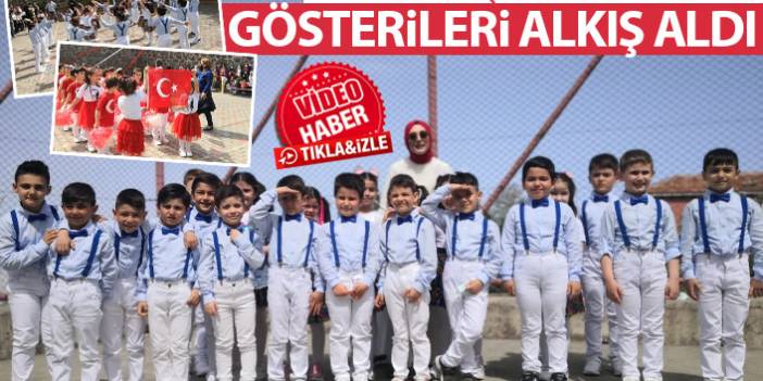 Trabzon İstiklal İlköğretim okulunda coşkulu 23 Nisan kutlaması
