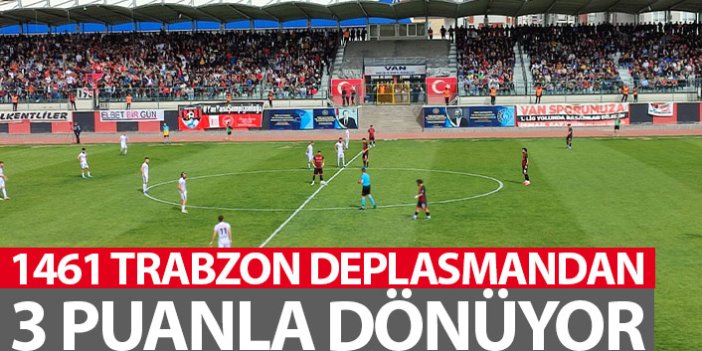 1461 Trabzon deplasmandan galibiyetle dönüyor