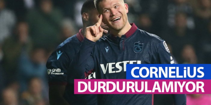 Trabzonspor'da Cornelius durdurulamıyor
