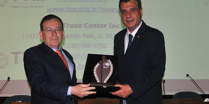 ABD'de kurulan TOBB Türkiye Ticaret Merkezi, Trabzon iş dünyasına tanıtıldı