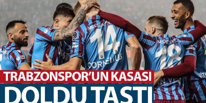 Trabzonspor'un kasası dolup taştı! Şampiyonlukla beraber büyük gelir