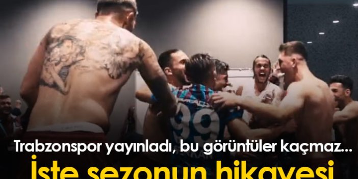 Şampiyon Trabzonspor sezonun hikayesini yayınladı