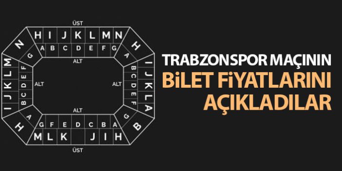 Trabzonspor maçının bilet fiyatlarını açıkladılar