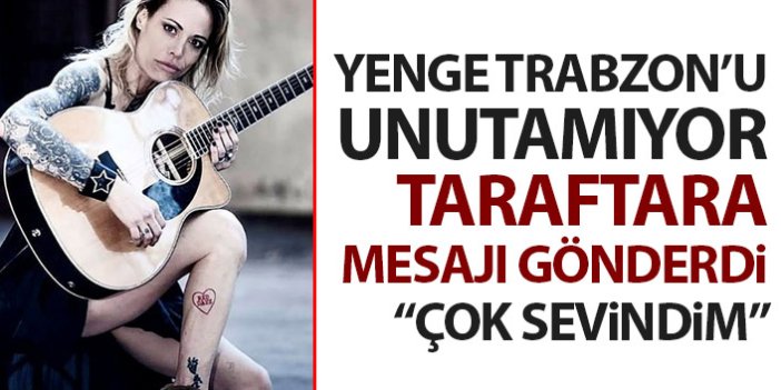 Sosa'nın eski eşi Carolina'dan Trabzonspor taraftarına mesaj “Çok mutluyum”