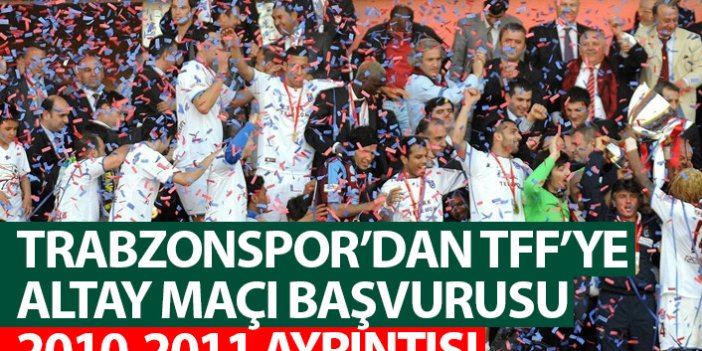 Trabzonspor'dan Altay maçı başvurusu! İşte istenen stadyum!