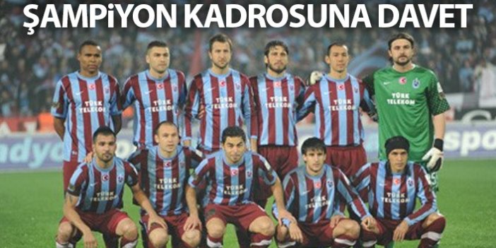 Trabzonspor'un 2010-2011 kadrosu kutlamalara davet edildi