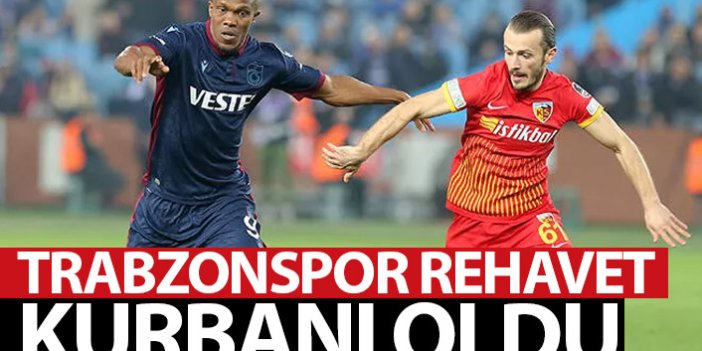 Trabzonspor rehavet kurbanı oldu