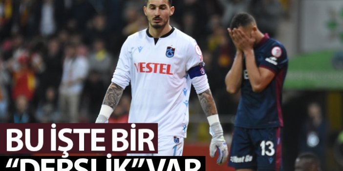 Trabzonspor'un son dakika kabusu! Bu işte bir "Derslik" var