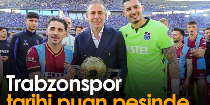 Trabzonspor son haftada rekor peşinde