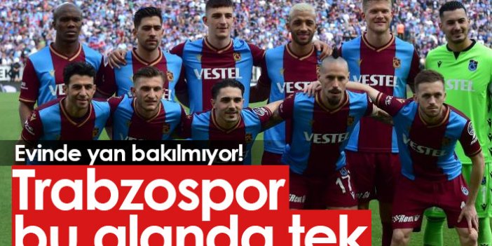 Evinde yenilmeyen tek takım Trabzonspor