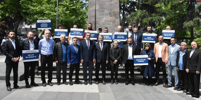 Trabzon'da ‘27 Mayıs Darbesi' için basın açıklaması! "Bu ülkede darbeler dönemi kapandı"
