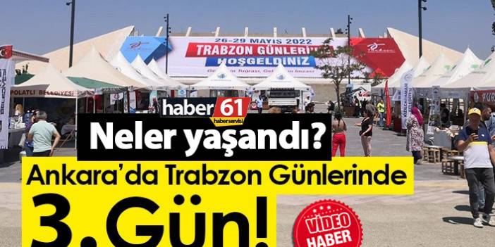 Trabzon günleri 3. gün - Canlı yayın