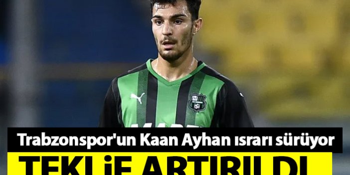 Trabzonspor'un Kaan Ayhan ısrarı sürüyor