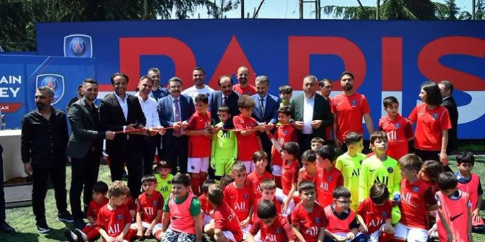 Görkemli açılış! Paris Saint-Germain akademi Trabzon'da hizmete başladı