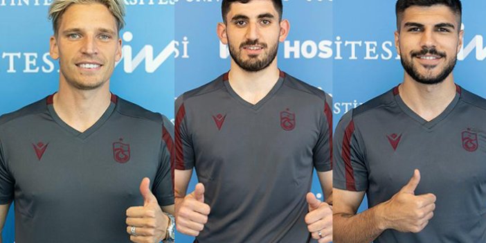 Trabzonspor'un yeni transferleri sağlık kontrolünden geçti