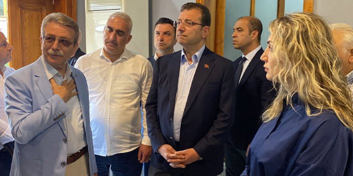 İBB Başkanı İmamoğlu Trabzon Sanatevi'ni ziyaret etti