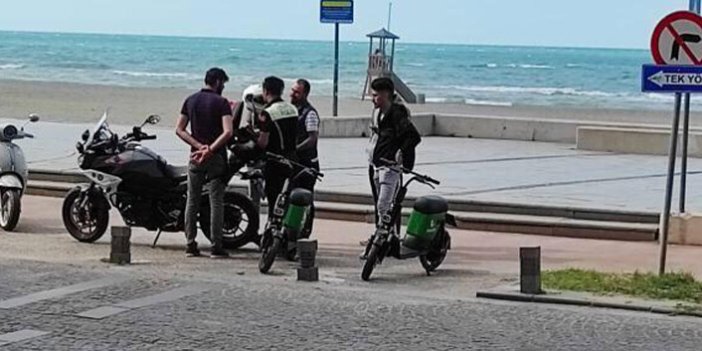 Samsun'da ehliyetsiz elektrikli bisiklet kullanımına ceza tartışması