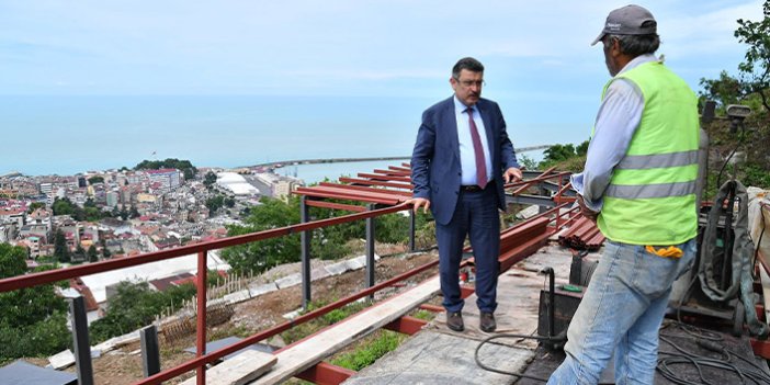 Trabzon’un Kent Balkonu Boztepe’de inşa ediliyor
