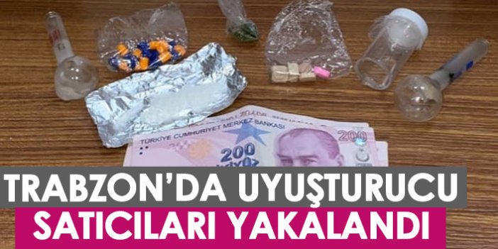 Trabzon'da uyuşturucu tacirleri yakalandı