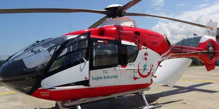 Helikopter ambulansın en yoğun zamanları, yaz mevsimi