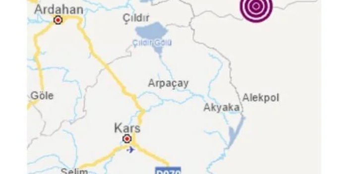 Gürcistan'daki depremde Ardahan'da sallandı
