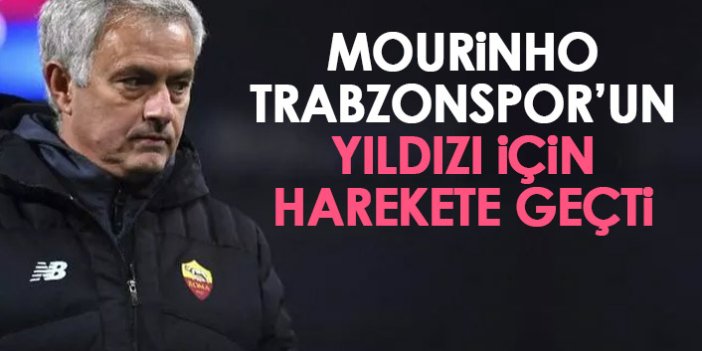 Mourinho Trabzonspor'un yıldız için raporu verdi