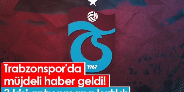 Trabzonspor'da müjdeli haber geldi! Antrenmana katıldılar