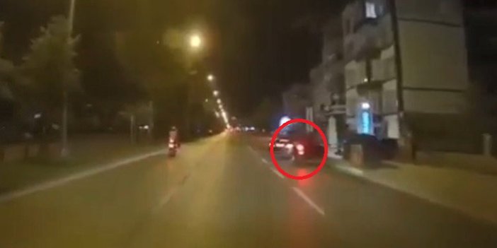Samsun'da motosikletle taklalar attı mucize eseri kurtuldu