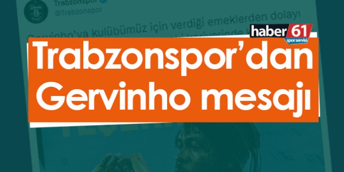 Trabzonspor’dan Gervinho mesajı
