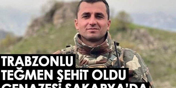 Trabzonlu teğmen şehit oldu! Sakarya'da toprağa verilecek