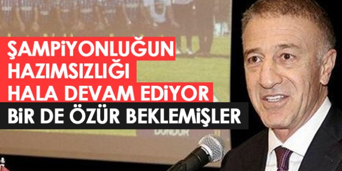 Trabzonspor Başkanı Ağaoğlu'ndan özür beklemişler! Antalyaspor'dan açıklama