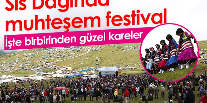 Trabzon Sis Dağında muhteşem festival