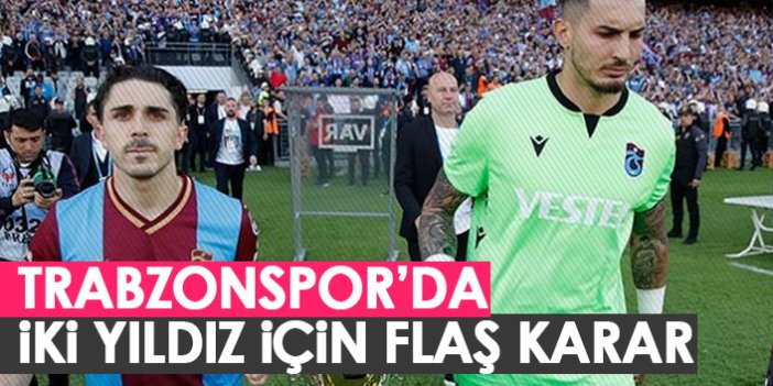 Trabzonspor'da iki yıldızı ile görüşecek! Yeni sözleşme masada