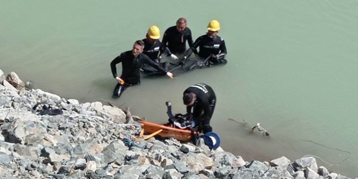 Çoruh Nehri'nde kaybolan gencin cansız bedenine ulaşıldı