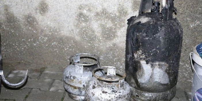 Samsun'da tüp gaz parlaması: 1 ağır yaralı