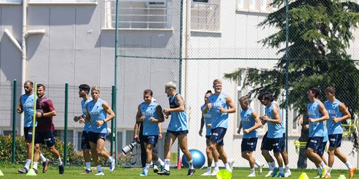 Trabzonspor'da Süper Kupa maçı hazırlıklar sürüyor. 28 Temmuz 2022