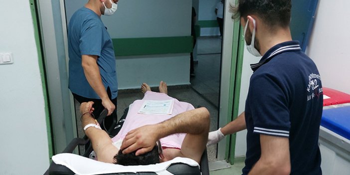 Samsun'da bıçaklı saldırıya uğrayan bir kişi yaralandı