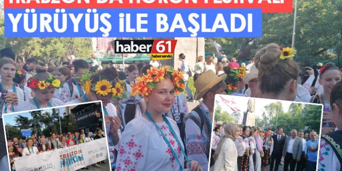Trabzon'da horon festivali başladı! Renkli görüntüler. 28 Temmuz 2022