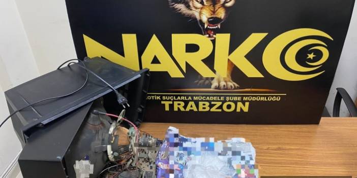 Trabzon’da uyuşturucu operasyonu! Bu kez bakın nereden çıktı