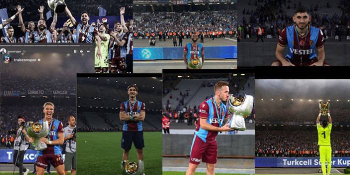 Trabzonspor ve futbolculardan Süper Kupa Paylaşımları