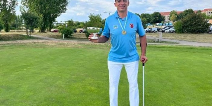 Milli golfçü Mehmet Kazan, Almanya'da şampiyon oldu