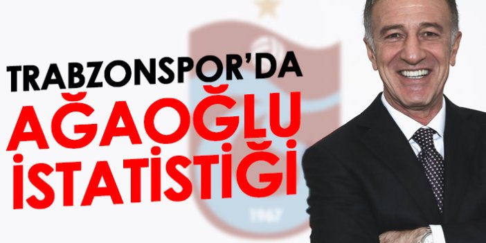 Trabzonspor'da Ağaoğlu istatistiği