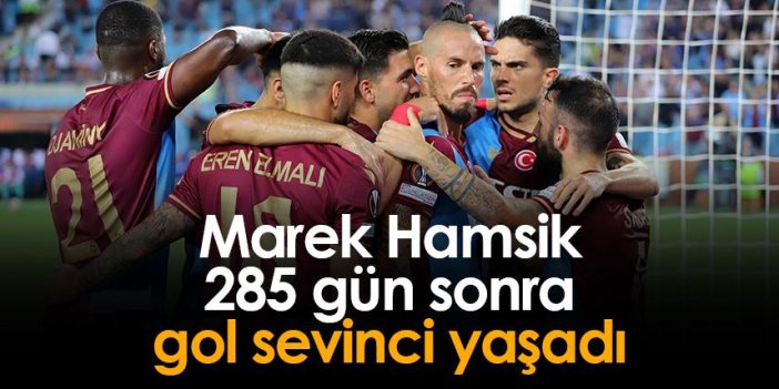 Marek Hamsik, 285 gün sonra gol sevinci yaşadı