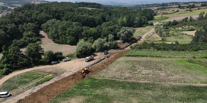 Samsun 19 Mayıs Barajı Sulaması inşaatı devam ediyor