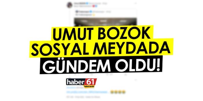 Trabzonspor'da Umut Bozok sosyal medyada gündem oldu!
