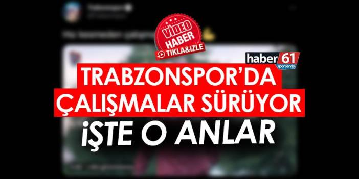 Trabzonspor Kayserispor maçı hazırlıklarını sürdürüyor.24 Eylül 2022
