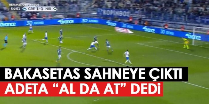 Trabzonspor'un yıldızı Bakasetas sahneye çıktı! Adeta “Al da at” dedi