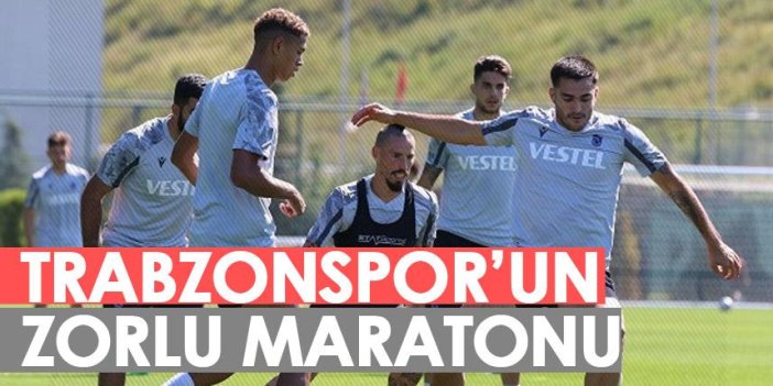 Trabzonspor'un zorlu maratonu başlıyor!