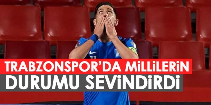 Trabzonspor'a millilerden güzel haber